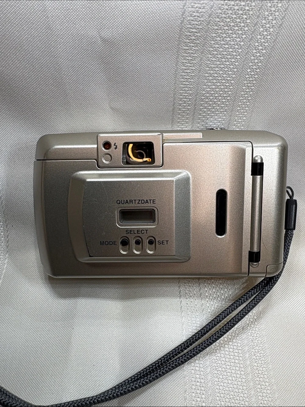 Olympus Silver Point-and-Shoot 35mm Trip AF 50 Camera